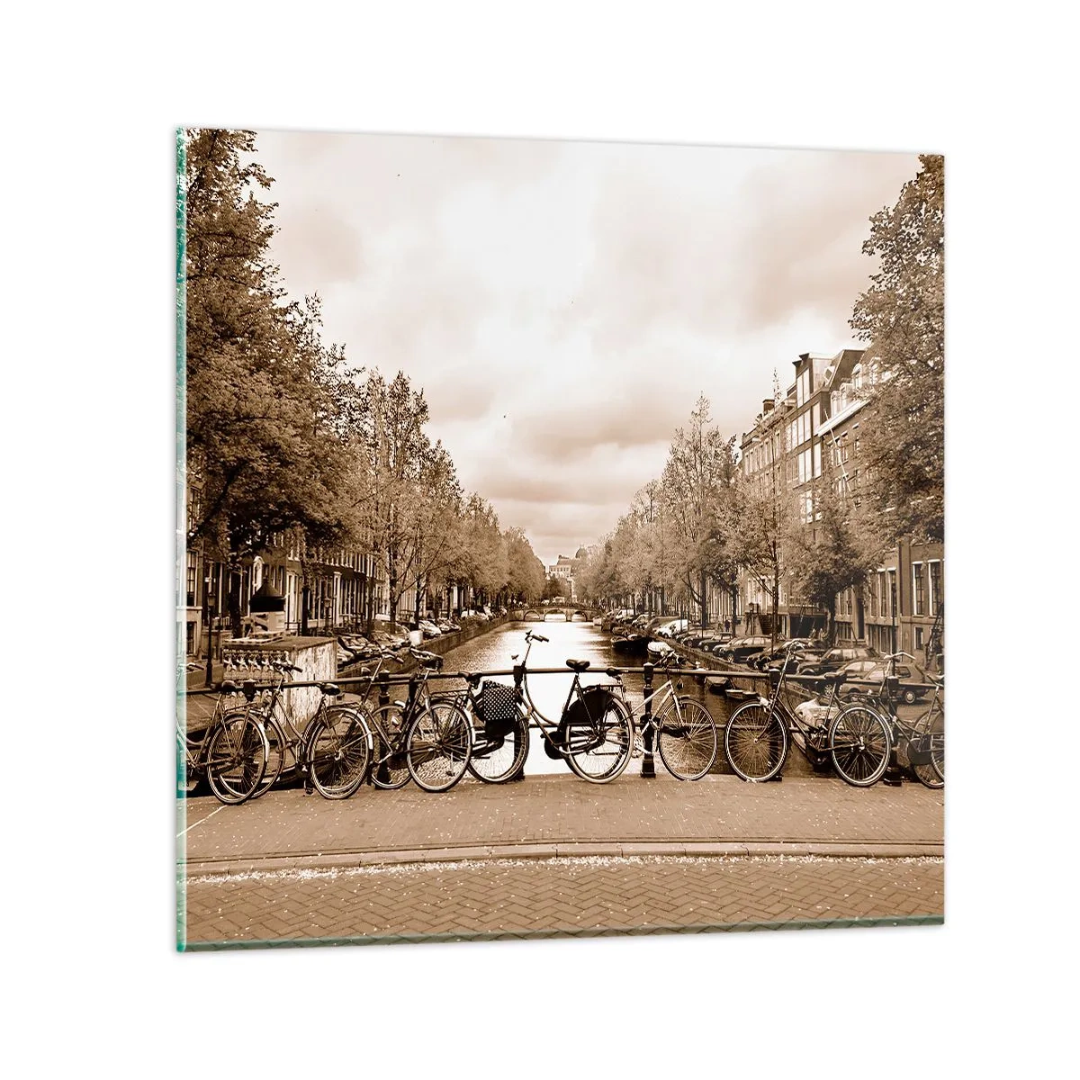 Schilderen op glas - Hollandse sfeer - 50x50 cm