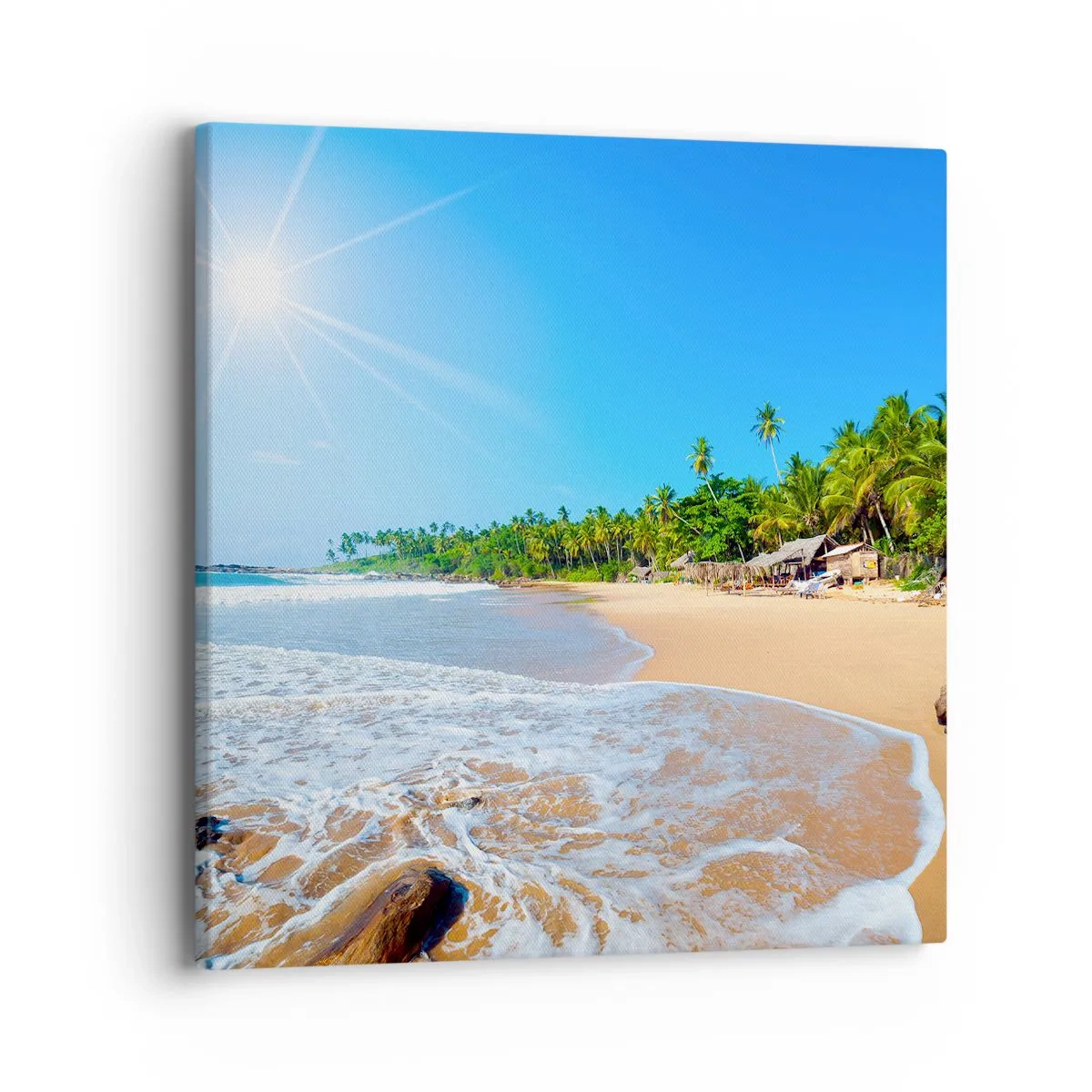 Schilderen op canvas - Een exotische plek voor jou - 40x40 cm