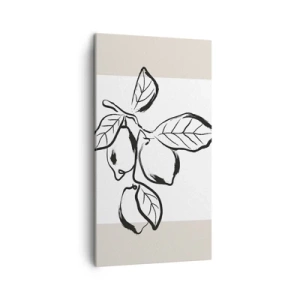 Schilderen op canvas - Waar de citroen rijpt... - 45x80 cm