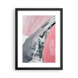 Poster in een zwarte lijst - Bijpassende compositie - 30x40 cm
