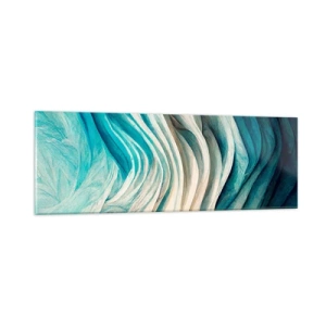 Schilderen op glas - Blauwe onverzadigbaarheid - 90x30 cm