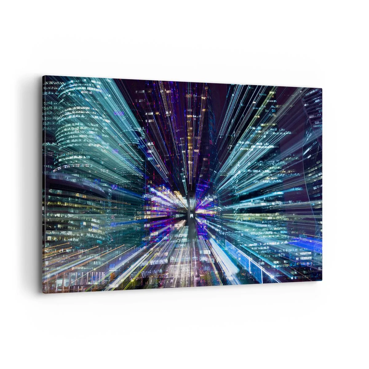 Schilderen op canvas - Overgang naar hyperspace - 120x80 cm
