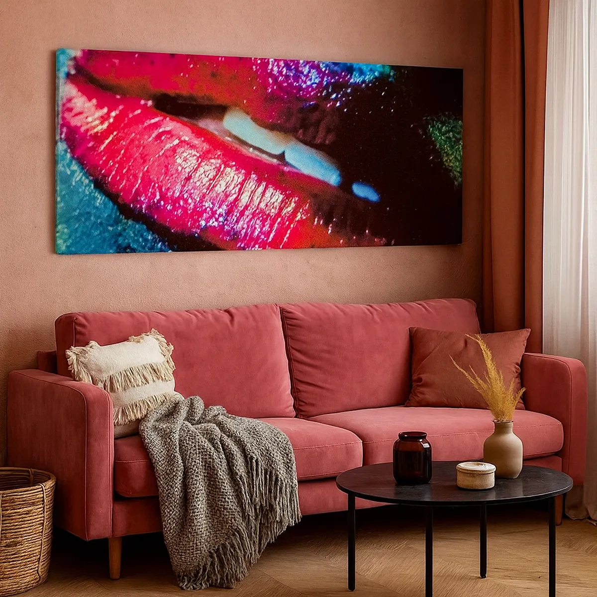 Schilderen op canvas - Sensueel en verontrustend - 30x30 cm