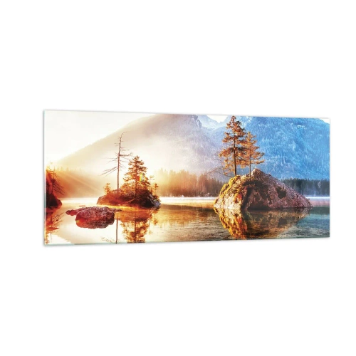 Schilderen op glas - De natuur in een nieuw licht - 100x40 cm