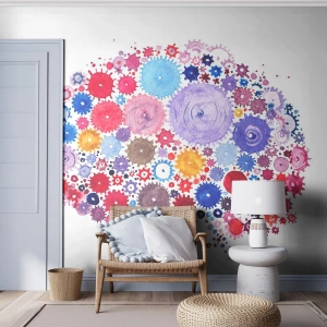 Zelfklevend Fotobehang Deluxe Sticker - De meest perfecte machine van de natuur - Abstractie, Brein, Grafisch - 100x70 cm