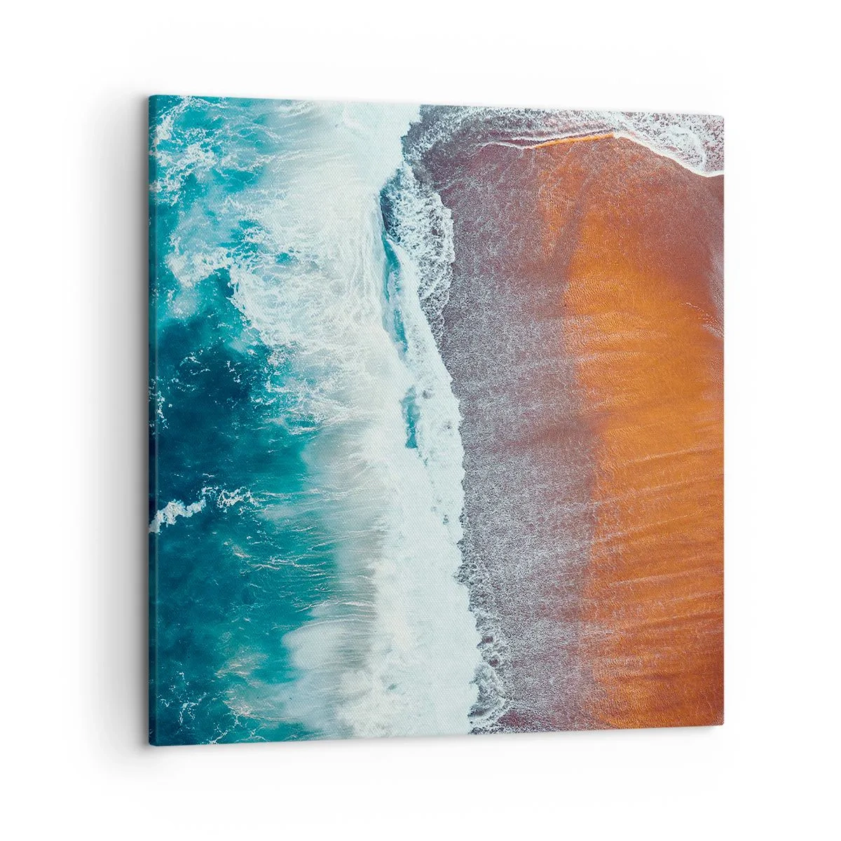 Schilderen op canvas - Aanraking van de oceaan - 50x50 cm