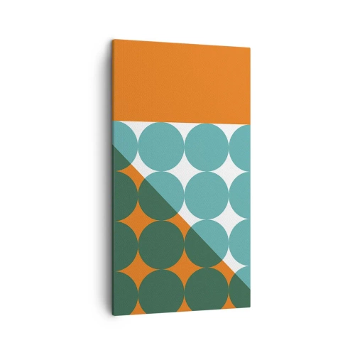 Schilderen op canvas - Omhoog en diagonaal - 45x80 cm