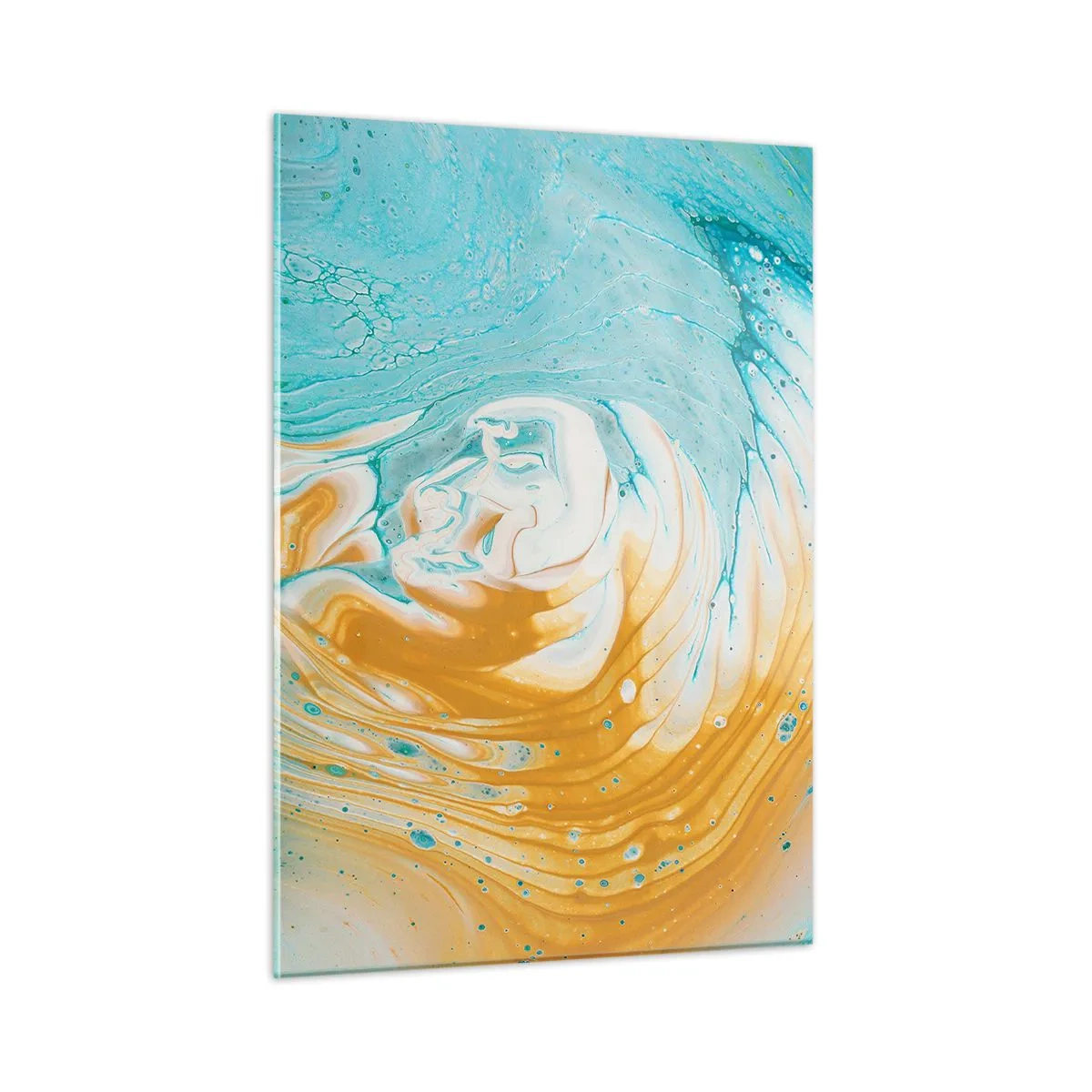 Schilderen op glas - Pastel werveling - 50x70 cm