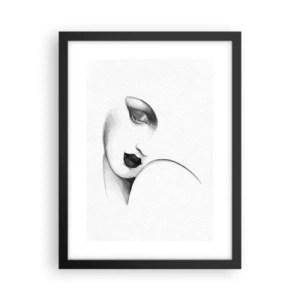 Poster in een zwarte lijst - In de stijl van Łempicka - 30x40 cm