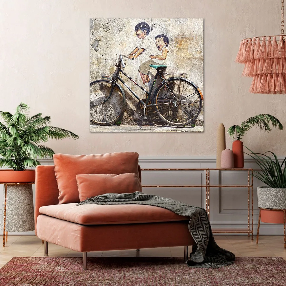 Schilderen op canvas - Waar of niet waar? - 50x50 cm