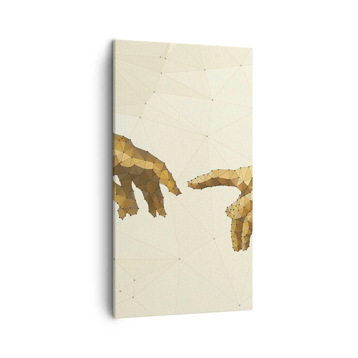 Schilderen op canvas - Goddelijke geometrie - 45x80 cm