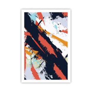 Poster - Dynamische compositie - 61x91 cm