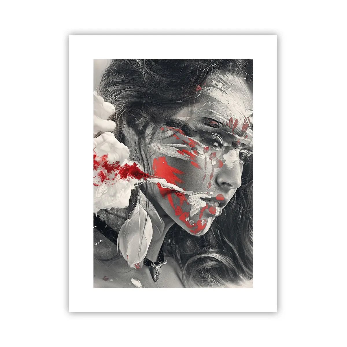 Poster - In de dampen van absurditeit - 30x40 cm