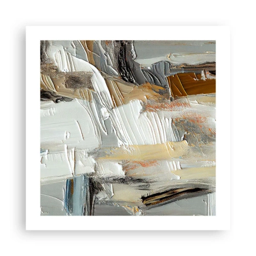 Poster - Kleurrijke lagen - 50x50 cm