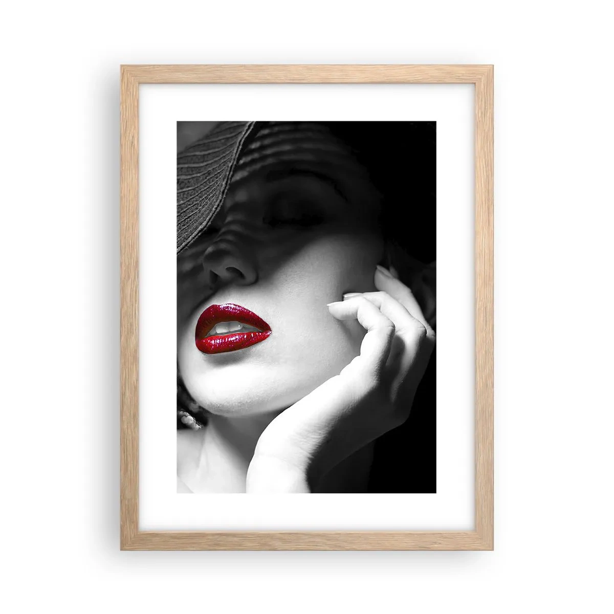 Een poster in een licht eiken lijst - Een studie in scharlaken - 30x40 cm