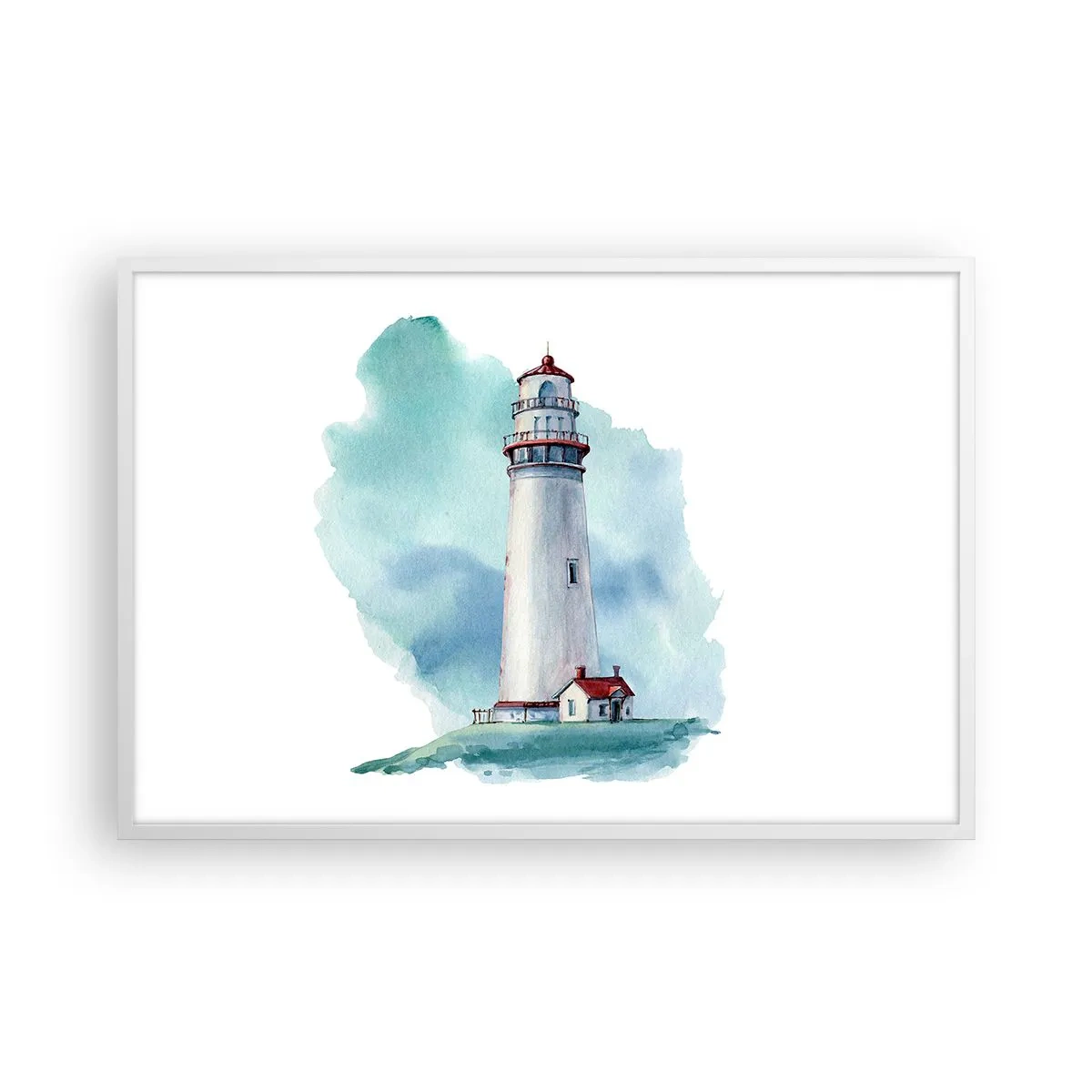 Poster in een witte lijst - Blue's zachtaardige zus - 91x61 cm