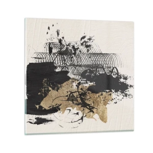 Schilderen op glas - Compositie met passie - 30x30 cm