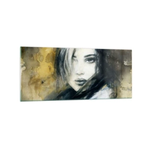 Schilderen op glas - onschuldiger of sensueler? - 120x50 cm