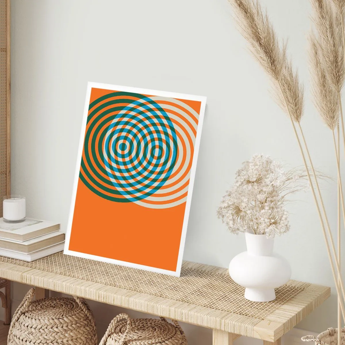 Poster - Abstracte circulaire variatie - 50x70 cm