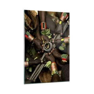 Schilderen op glas - Wij zijn samen - 80x120 cm