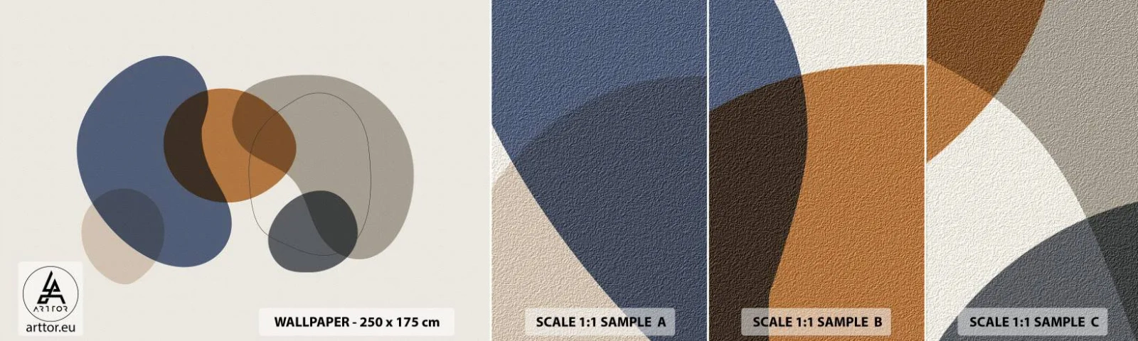 Fotobehang Monster Zelfklevend Deluxe Sticker - Kleur druppels - Abstractie, Deel, Grafisch - 100x30 cm