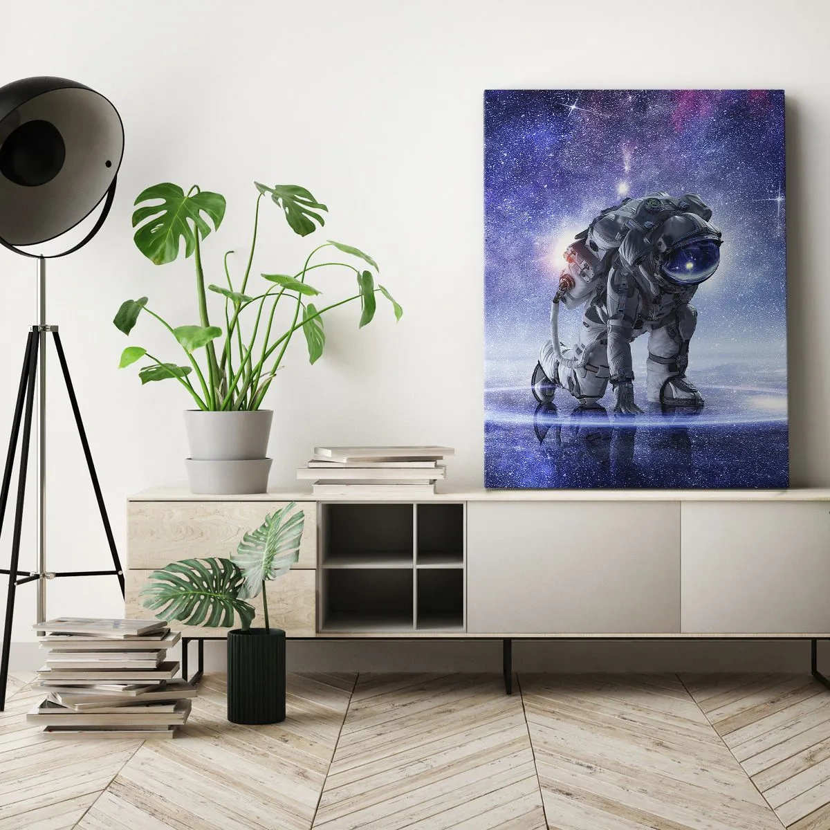 Schilderen op canvas - De sterrenhemel boven mij - 50x70 cm