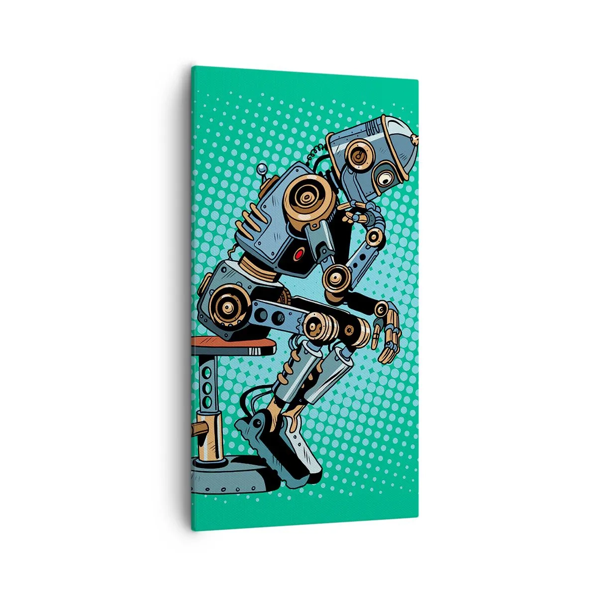 Schilderen op canvas - Boven de essentie van het zijn - 55x100 cm