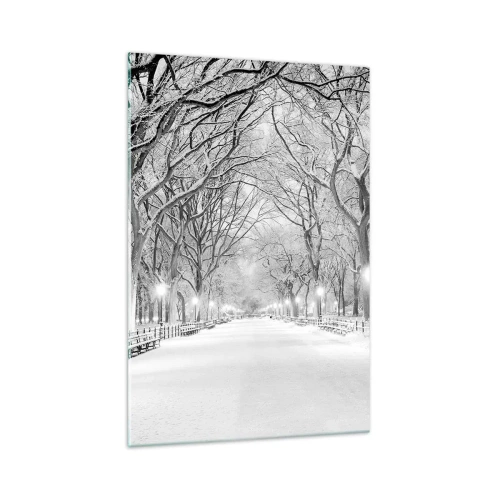 Schilderen op glas - Vier seizoenen - winter - 70x100 cm