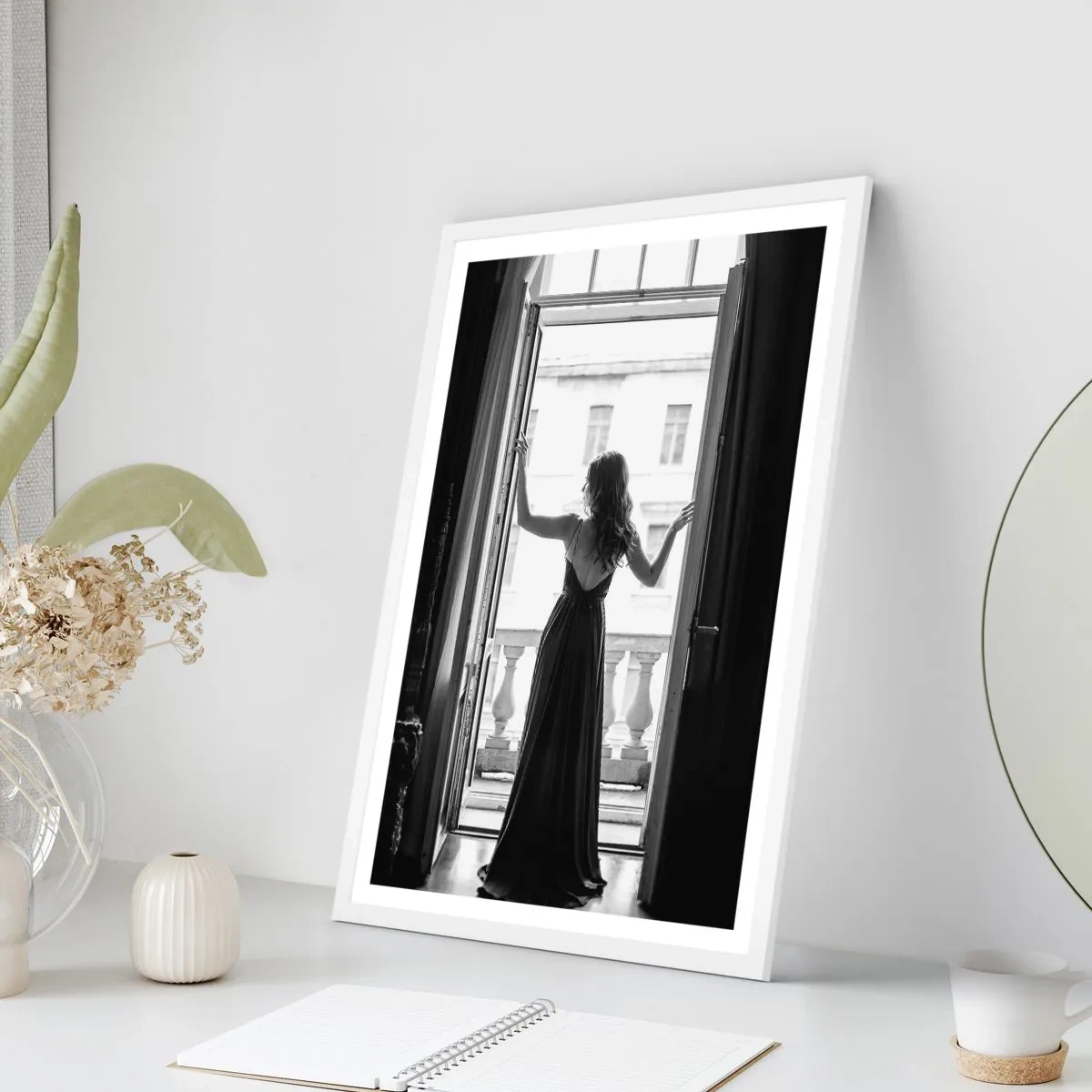 Poster in een witte lijst - Op grote schaal - 50x70 cm