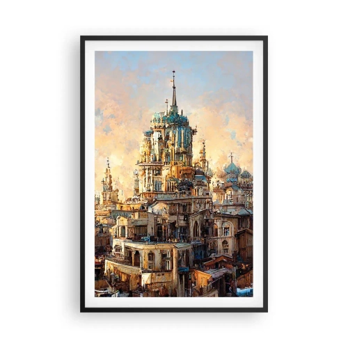 Poster in een zwarte lijst - Stad der steden - 61x91 cm