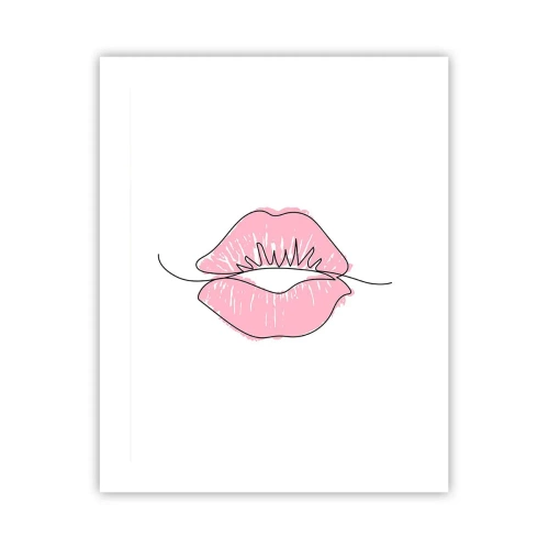 Poster - Klaar om te kussen? - 40x50 cm