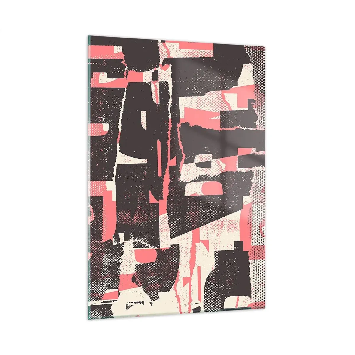 Schilderen op glas - Al dit lawaai - 50x70 cm