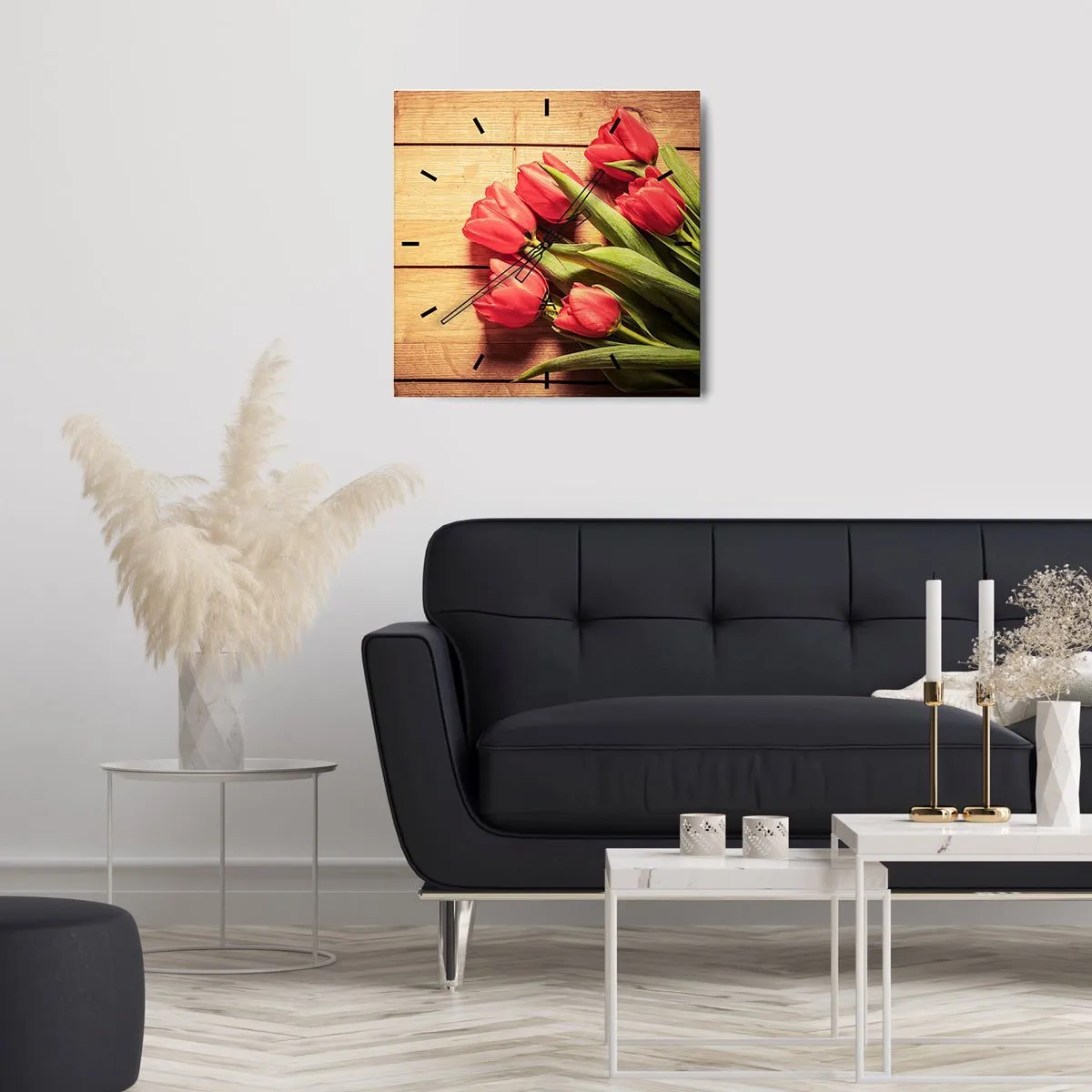 Wandklok - Klok - Lente bekentenis - 40x40 cm