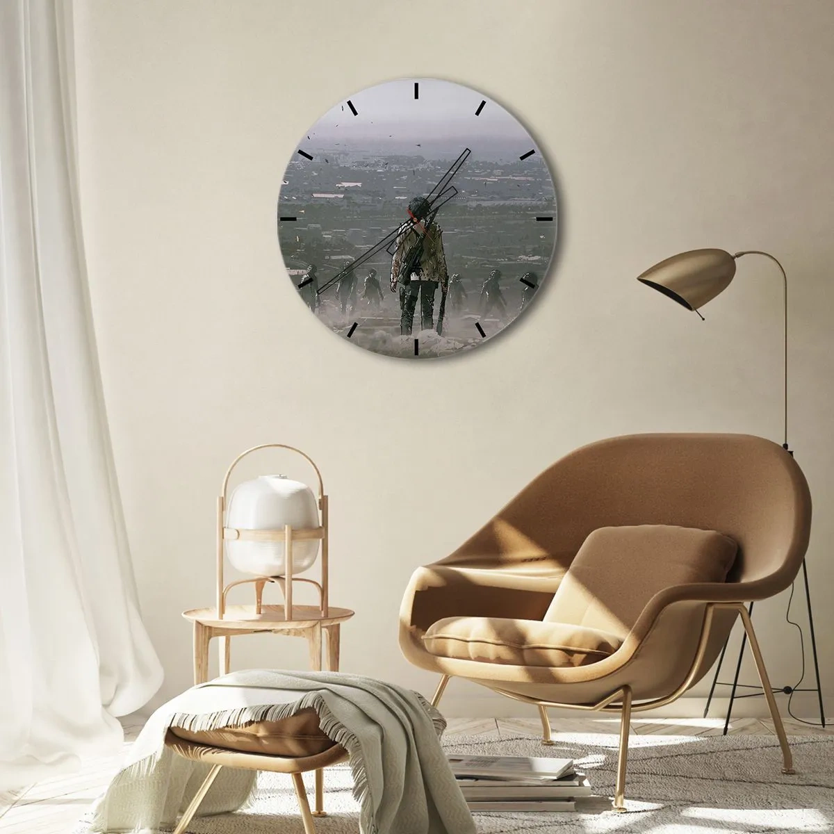 Wandklok - Klok - Laatste Rechtvaardige? - 30x30 cm