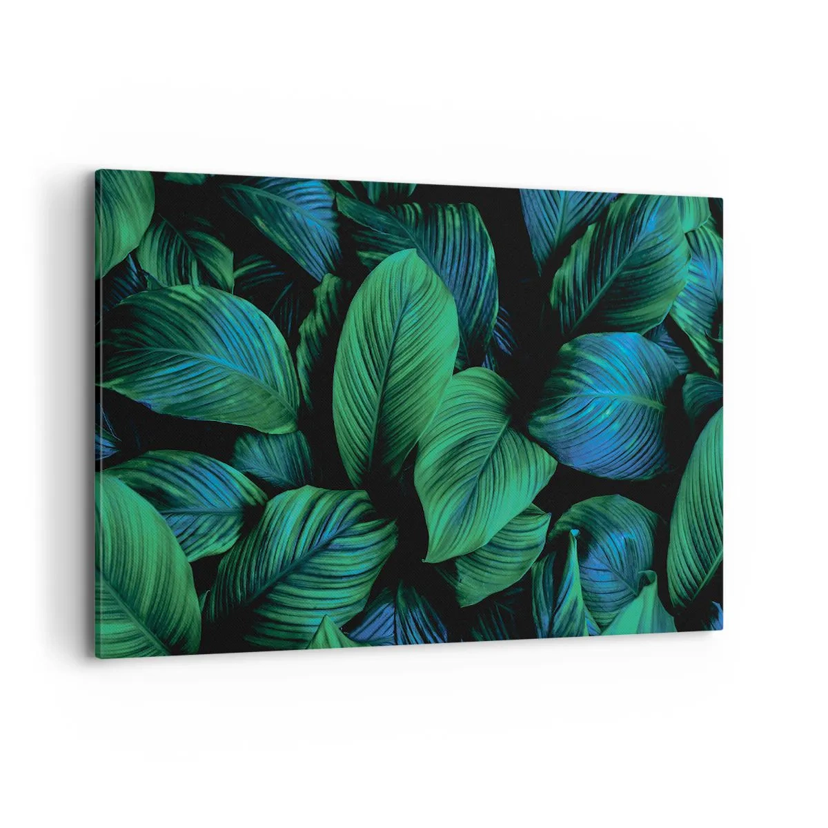 Schilderen op canvas - In de groene menigte - 120x80 cm