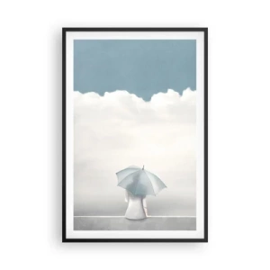 Poster in een zwarte lijst - Op de rand van realiteit en dromen - 61x91 cm
