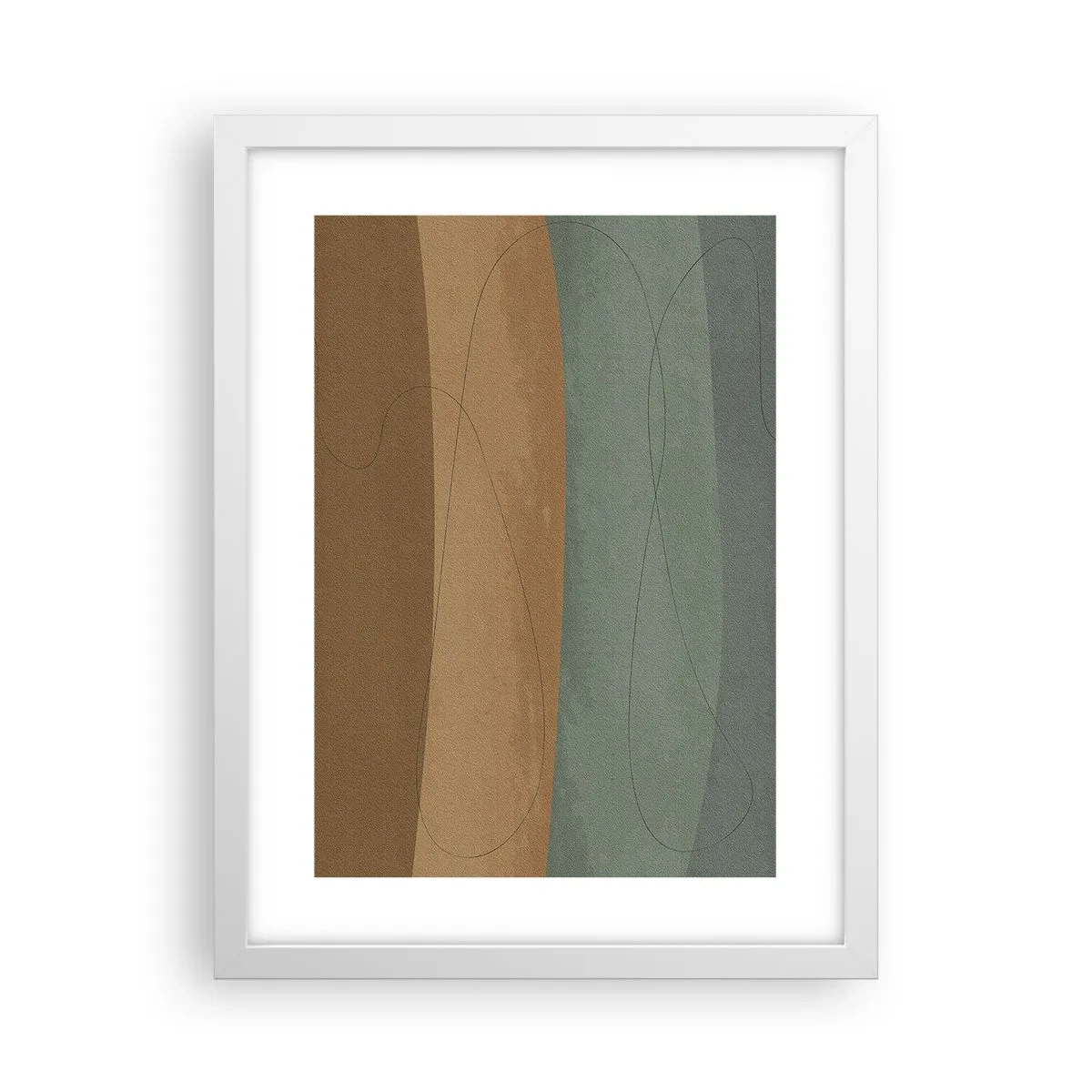 Poster in een witte lijst - Horizontale compositie - 30x40 cm