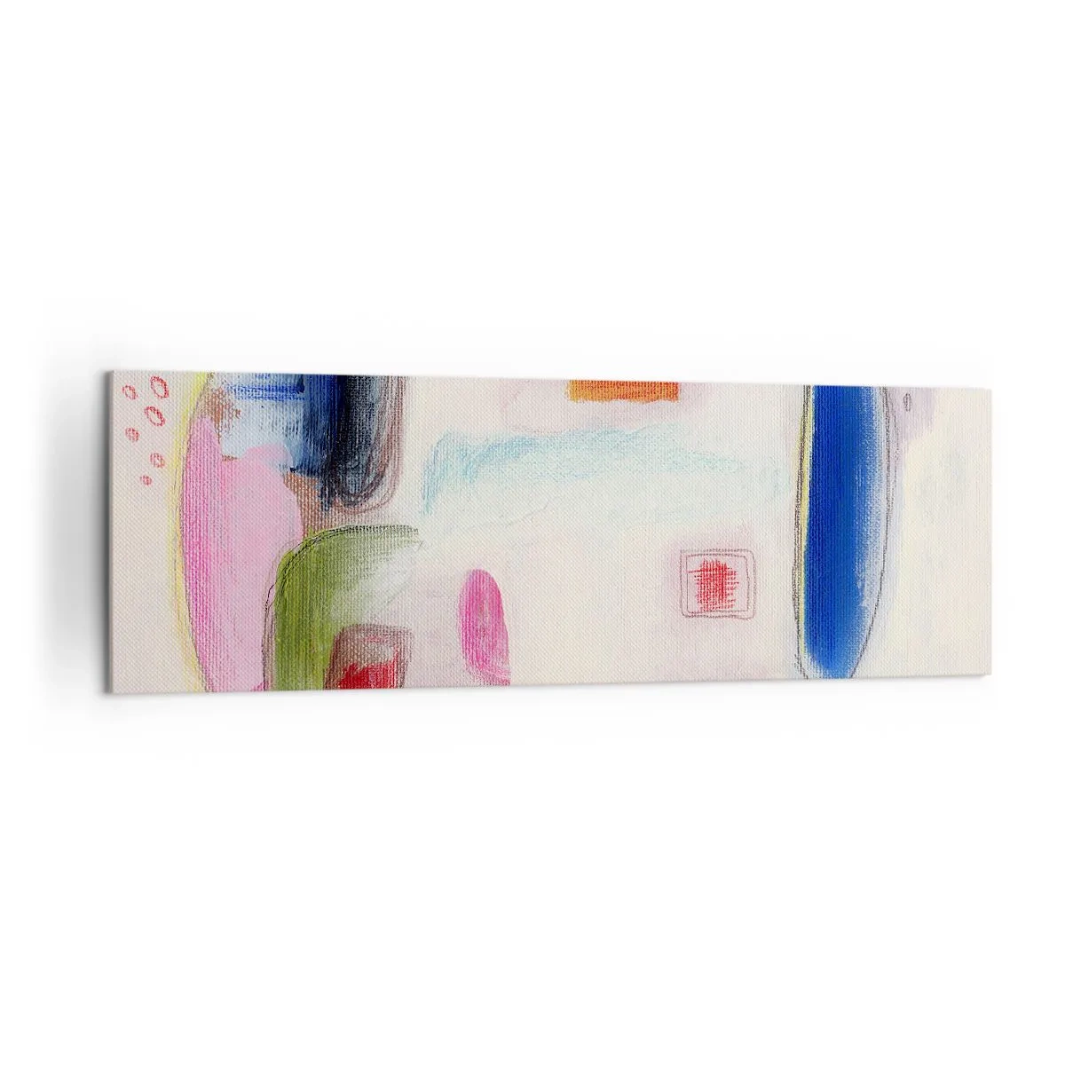 Schilderen op canvas - Meer bol dan hol of plat - 160x50 cm