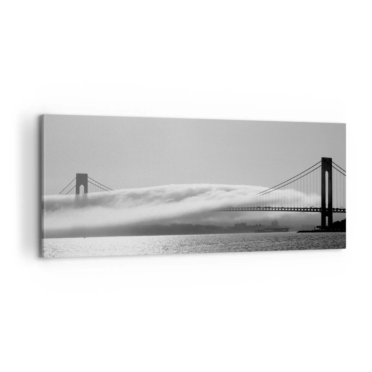 Schilderen op canvas - Vaar door de Golden Gates - 100x40 cm