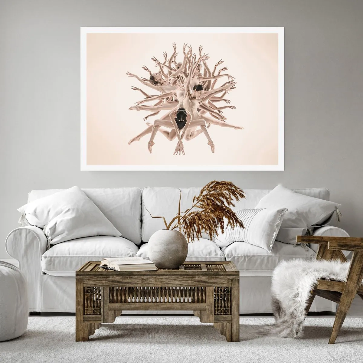 Poster - Bloeiend in dans - 70x50 cm