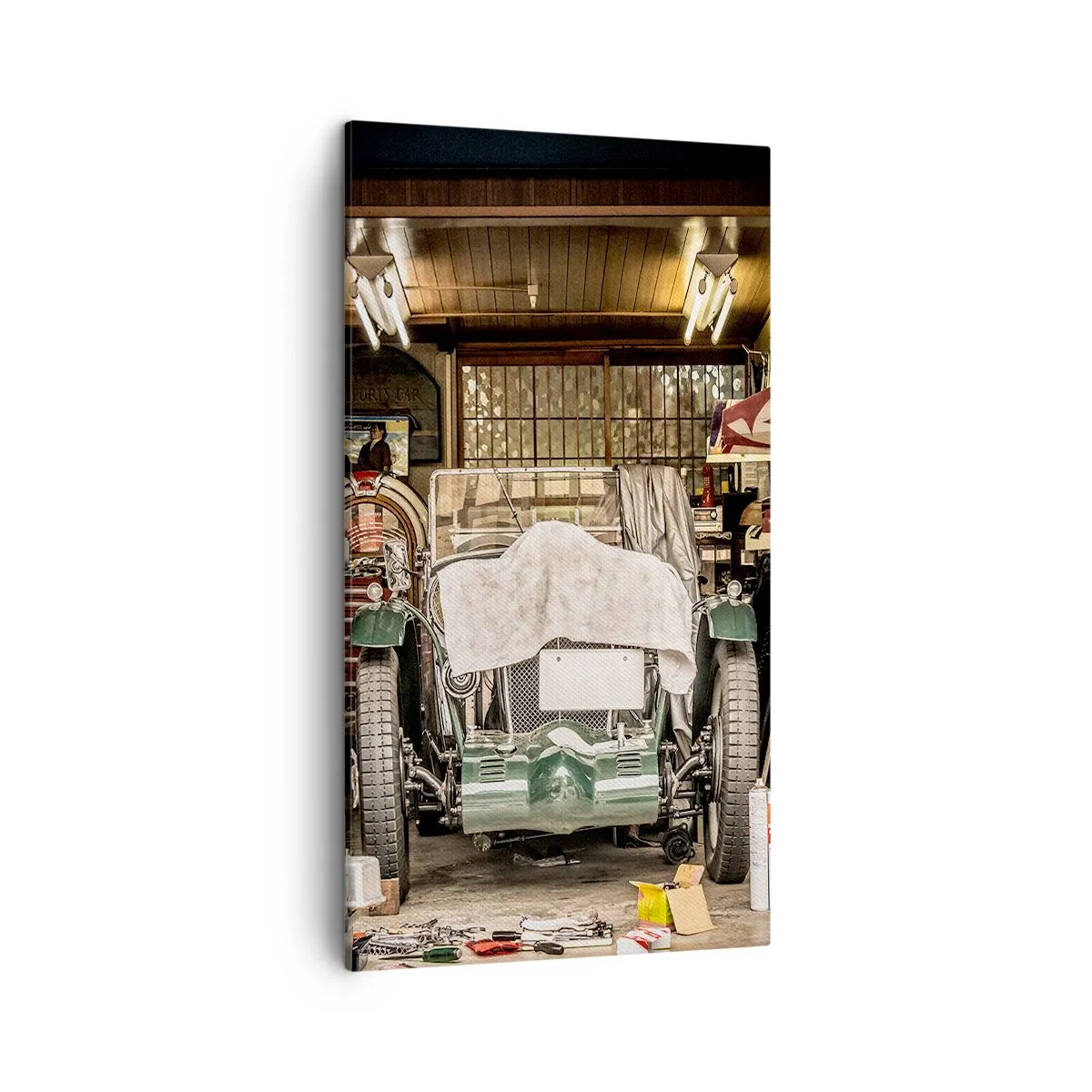 Schilderen op canvas - Terug naar het verleden - 45x80 cm