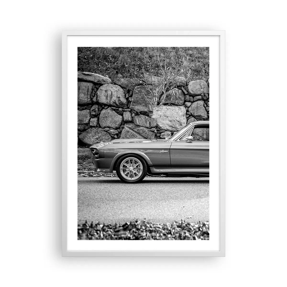 Poster in een witte lijst - De legende van de jaren 60 - 50x70 cm