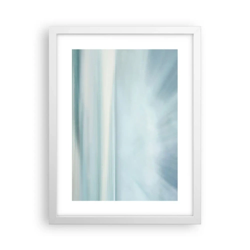 Poster in een witte lijst - Vrede tot aan de horizon - 30x40 cm