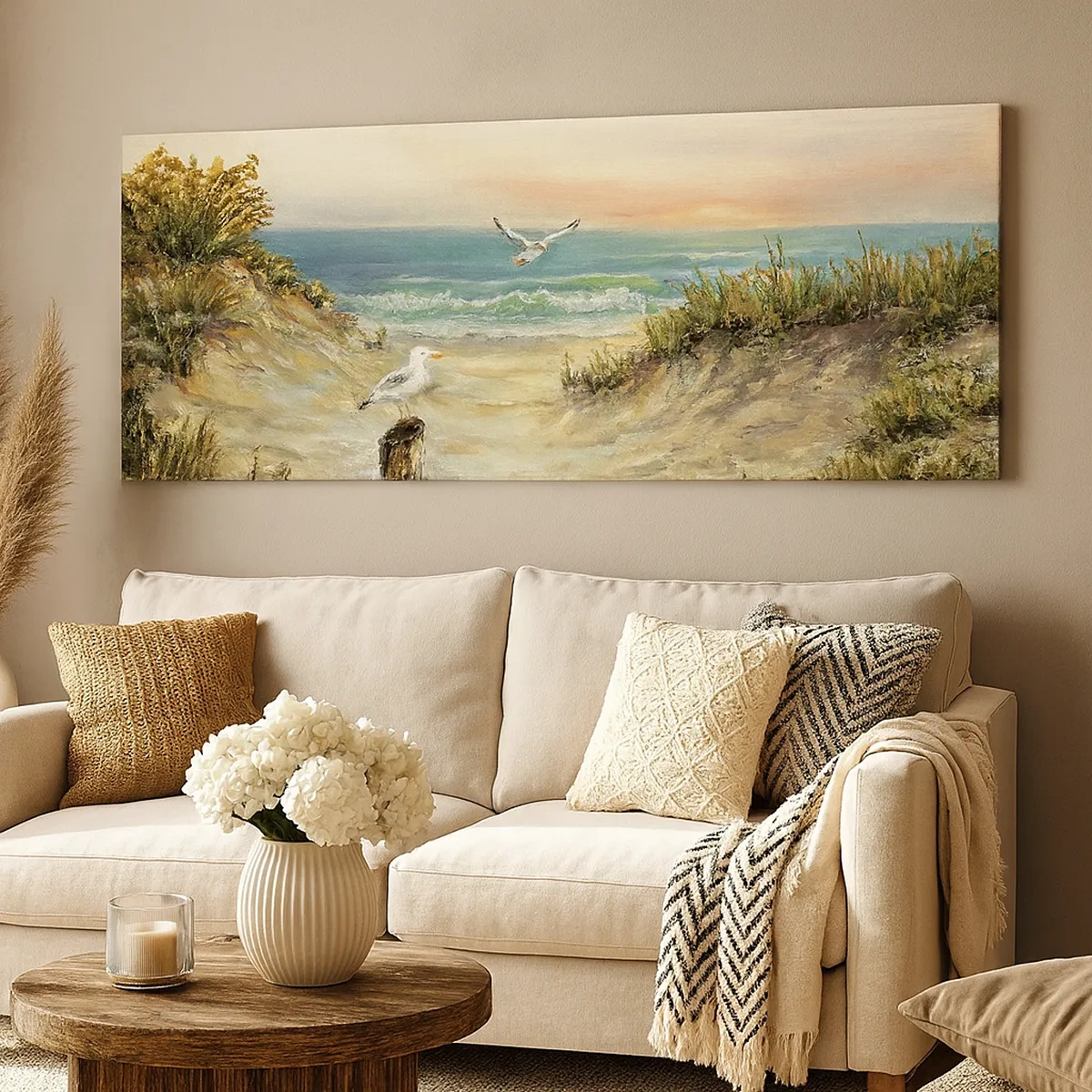 Schilderen op canvas - Windstille afzondering - 30x30 cm