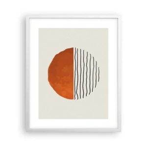 Poster in een witte lijst - In het Japanse klimaat - 40x50 cm