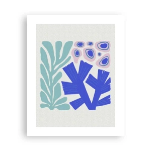 Poster - Onderwater tuin - 40x50 cm