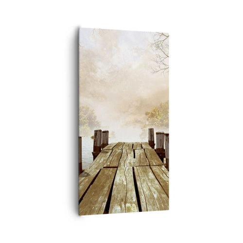 Schilderen op canvas - Het milde verdriet van de herfst - 65x120 cm