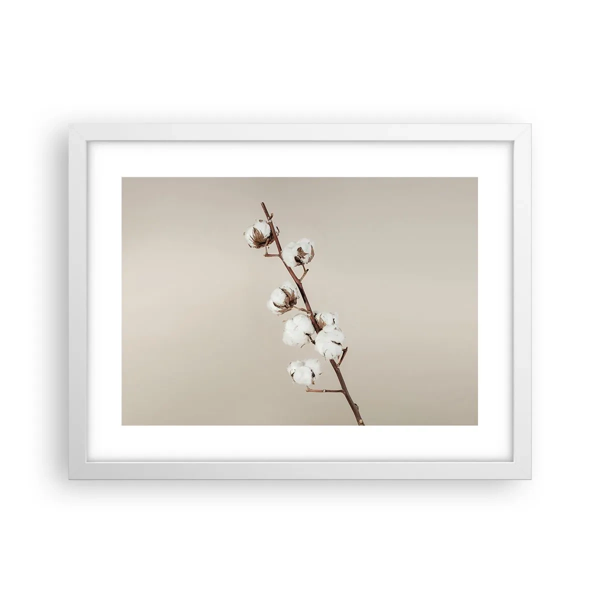 Poster in een witte lijst - Aan de bron van zachtheid - 40x30 cm