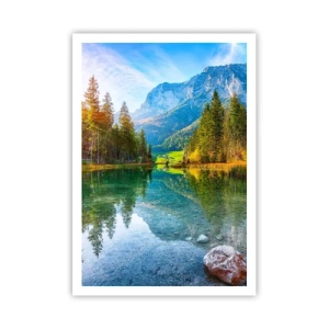 Poster - De zachtheid van de herfst - 70x100 cm