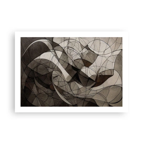 Poster - Circulatie van aardekleuren - 70x50 cm